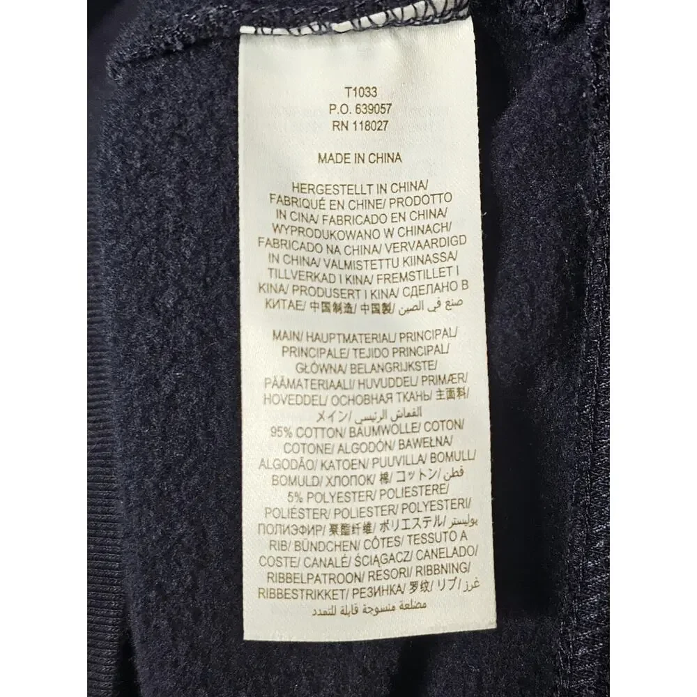 Boden Navy Women’s Sweatshirt Ruffle Sleeves Floral Design - Size 6 - Picture 6 of 13